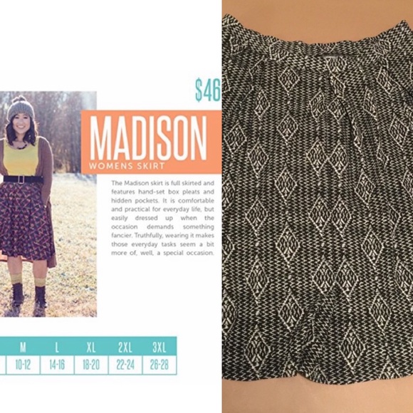 LuLaRoe Dresses & Skirts - LULAROE Knit Madison Skirt